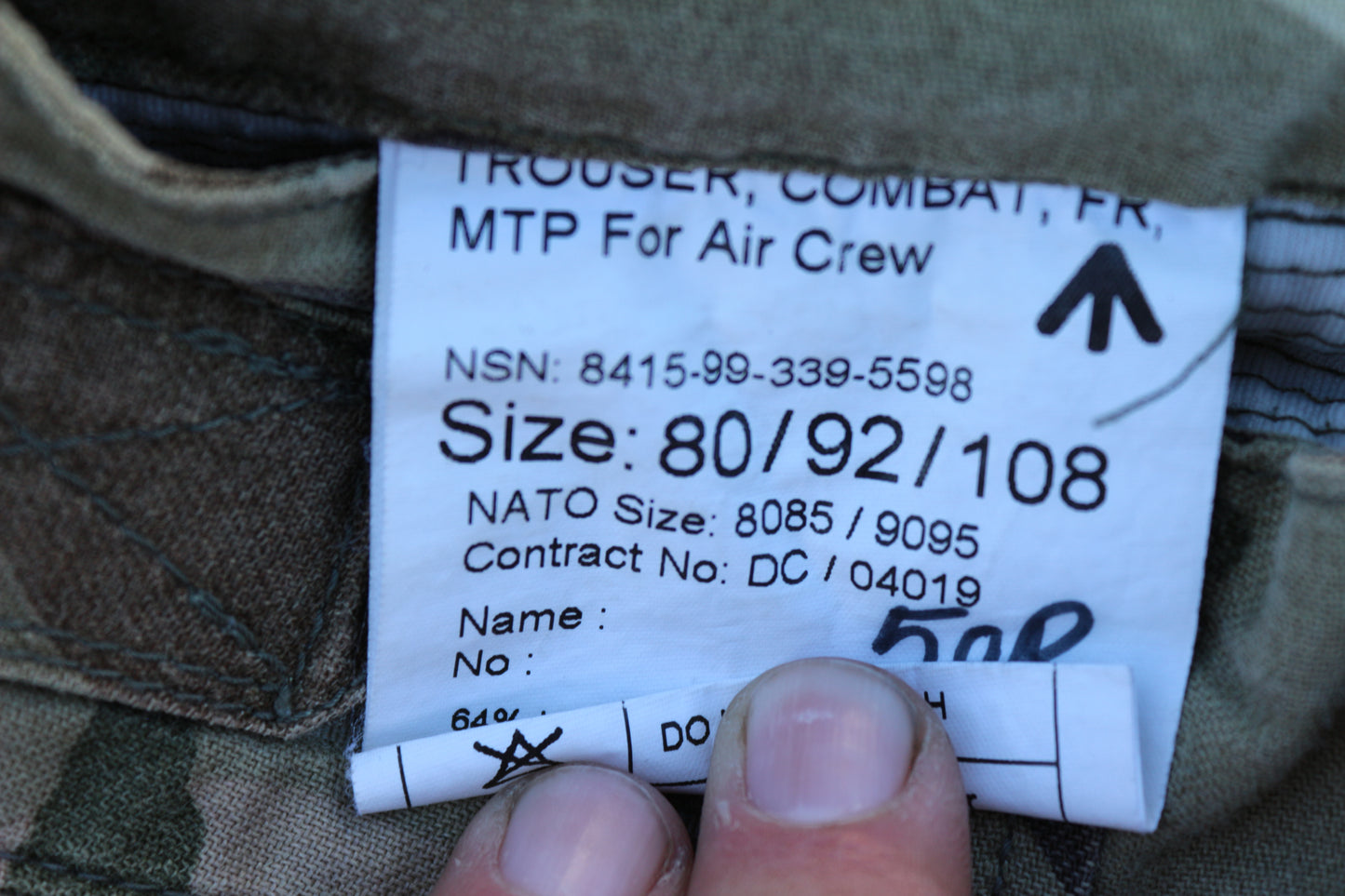 British Issue MPT Trousers, Combat, Fire Retartant, Air Crew