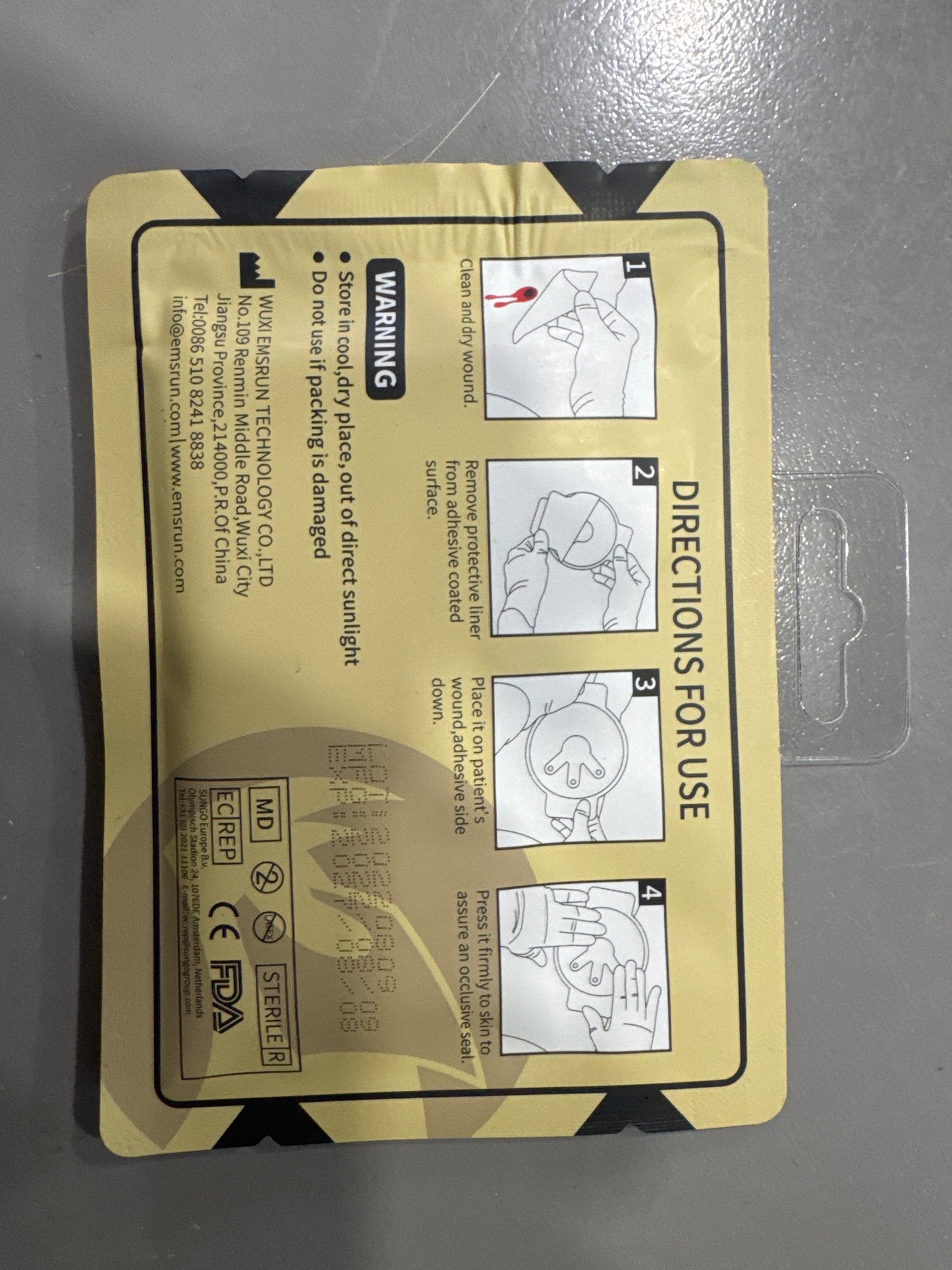RhinoRescue Vented Chest Seal