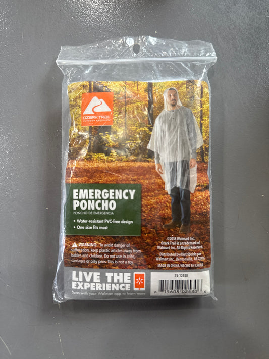 Ozark Trail Emergency Rain poncho