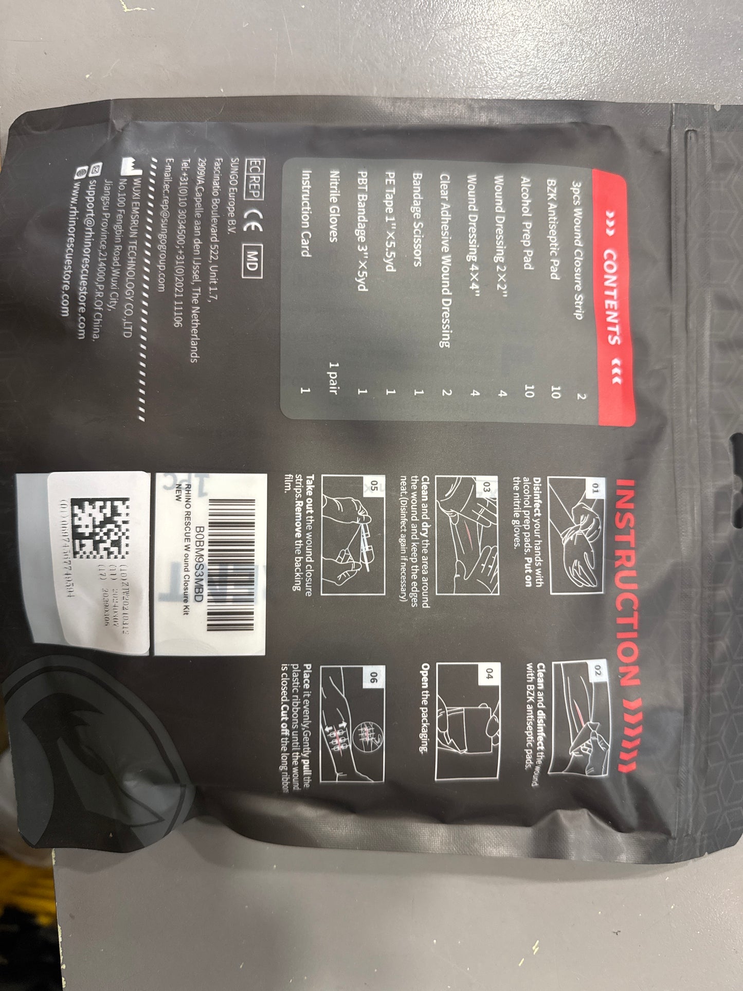 Rhino Rescue Wound Closure Kit
