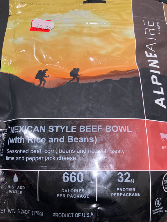 AlpineAire Mexican Style Beef Bowl
