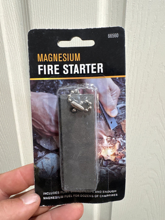 Magnesium fire striker
