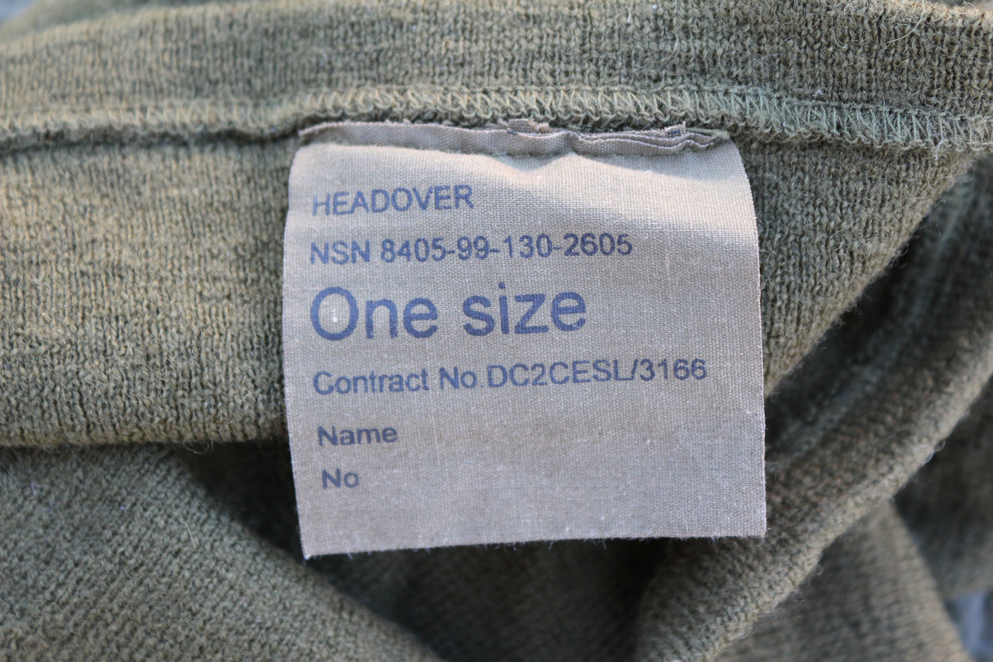 British Issue 100% Wool Neck Gaiter